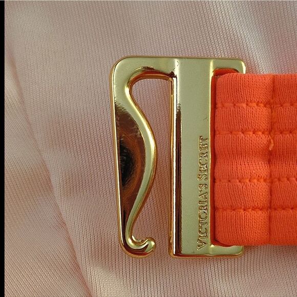 Victoria's Secret 2014 Hot Pink Strapless Push Up Ruched Tankini Swim Top 36C - Picture 9 of 13